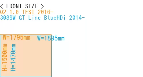 #Q2 1.0 TFSI 2016- + 308SW GT Line BlueHDi 2014-